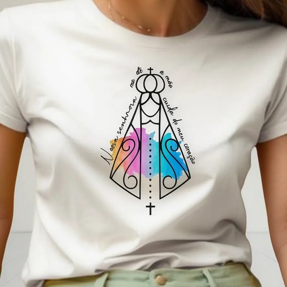 Camiseta Nossa Senhora – Cuida do Meu Coração